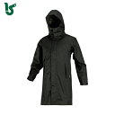 カジメイク 雨具 合羽 カッパ レインスーツ 7590 バッグインコート ブラック M (1着) 品番:7590-91-M