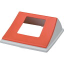 E-CON 分別ダストボックス用フタ 808313 #90フタ四角穴 レッド (1個) 品番:80831302WHREE