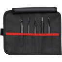 KNIPEX クニペックス 汎用ピンセット5本組セット (1S) 品番:9200-01ESD