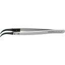 KNIPEX クニペックス 静電気対策ピンセット ESDチップ交換式ピンセット 130mm (1本) 品番:9281-03