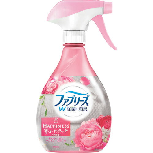 P&G 消臭剤 ファブリーズ with レノアハピネス アンティークローズ&フローラルの香り 本体 370ml (1本) 品番：642699