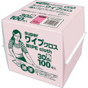 フジナップ フジスーパーワイプクロス ピンク(袋入) (1袋) 品番:958200