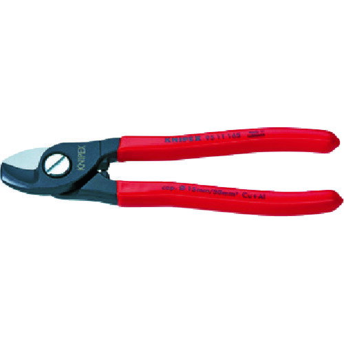 KNIPEX クニペックス ケーブルカッター プラスチックハンドル 165mm (1丁) 品番:9511-165