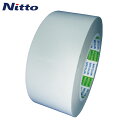 日東電工 工業用 プロ用両面テープ ポリエステル基材厚手両面テープ NO.53100 50mm×50m 透明 (1巻) 品番:53100-50