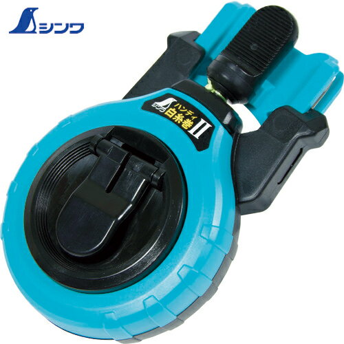 シンワ測定 水平出し糸巻 ハンディ白糸巻2手巻ミントグリーン (1個) 品番：77456