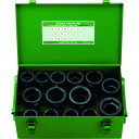 FPC インパクト セミロングソケット セット 差込角19mm 14pc (1S) 品番:6WA-S14