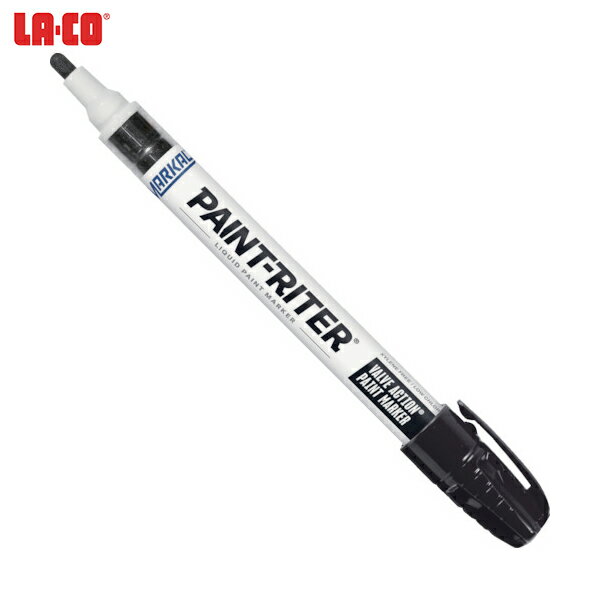 LACO Markal 工業用マーカー 「VALVE ACTION」 黒 (1本) 品番：96823