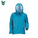 カジメイク 雨具 合羽 カッパ レインスーツ KJレインパーカー ターコイズ L (1着) 品番:7710-53-L