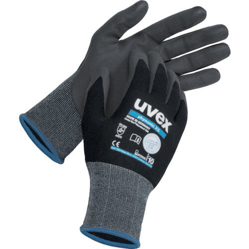 UVEX ウベックス すべり止め背抜き 作業手袋 フィノミック XG XL (1双) 品番：6007070