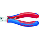 KNIPEX クニペックス エレクトロニクスエンドカッティングニッパー フラッシュカット コンフォートハンドル (1丁) 品番:6412-115