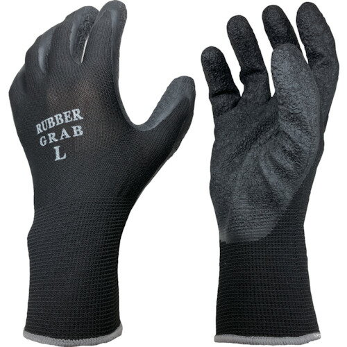 勝星産業 作業手袋 すべり止め手袋 ラバーグラブ 5双組 M (1組) 品番：670-M
