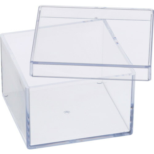 蝶プラ工業 工具箱 パーツケース ポリスチレンケース デスコBK-3 フタ付 (1個) 品番：690489