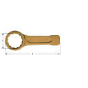 Ampcoスイス 防爆打撃レンチ 二面幅寸法65mm (1丁) 品番:AH0065B