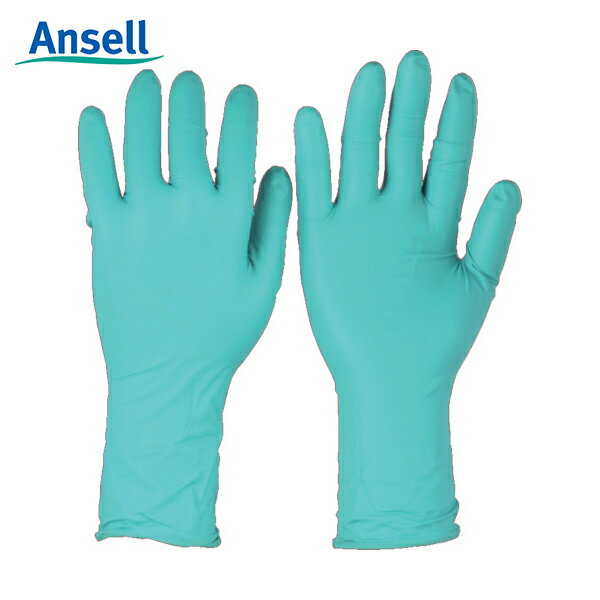 アンセル Ansell 耐薬品ネオプレンゴム使い捨て手袋 マイクロフレックス 93-260 Mサイズ （50枚入） (1箱) 品番：93-260-8