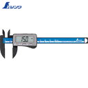 シンワ測定 デジタルノギス カーボンファイバー大文字 100mm (1丁) 品番:19989