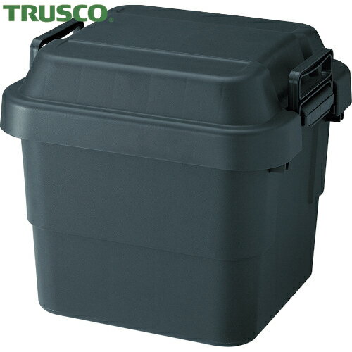 トラスコ TRUSCO 道具箱 トランクカーゴ 30L 黒 (1台) 品番：BLKC-30