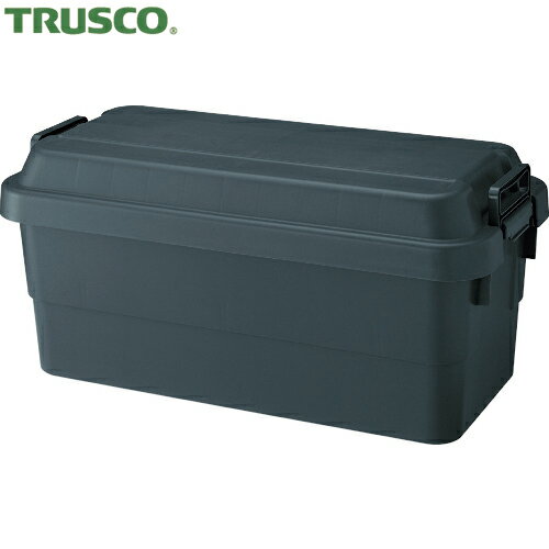 トラスコ TRUSCO 道具箱 トランクカーゴ 70L 黒 (1台) 品番：BLKC-70