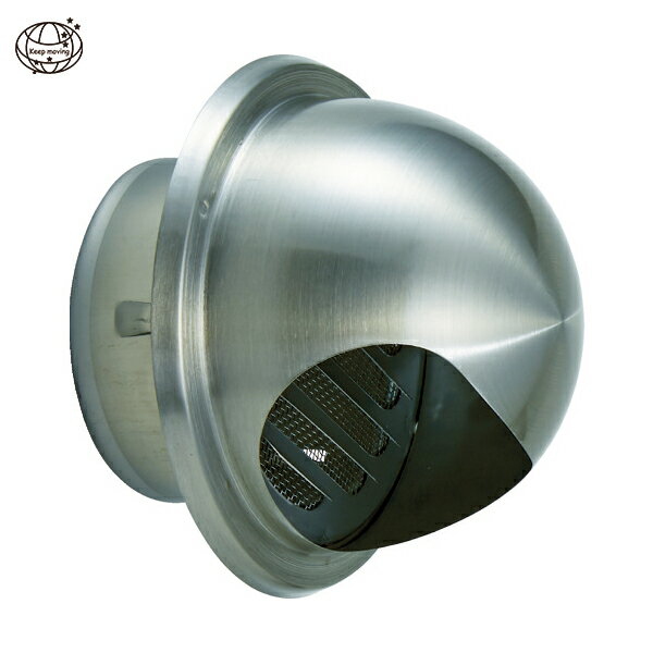 フジテック ステンフード付き丸型ガラリ・100パイ用 (1個) 品番：B-47003