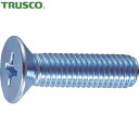 トラスコ TRUSCO 皿頭小ねじ ユニクロ 全ネジ M3×15 300本入 (1Pk) 品番:B02-0315