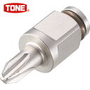 TONE トネ ドライバービットソケット 差込角12.7mm 全長38.5mm (1個) 品番:BIT4-P3