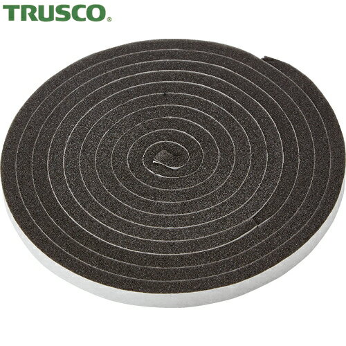 トラスコ TRUSCO すきまテープ 厚み10mm 幅15mm 長さ4mドア・ふすま・障子等の衝撃吸収 隙間塞ぎ (1巻)..