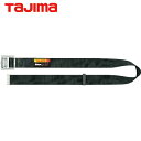 タジマ tajima 胴ベルト スチールワンフィンガーバックル 黒 Lサイズ (1個) 品番:BSL145-BK