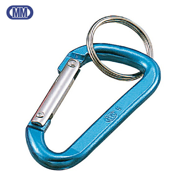 水本 アルミカラーフック（ブルー） 線径6mm 長さ60mm (1個) 品番：B-1404