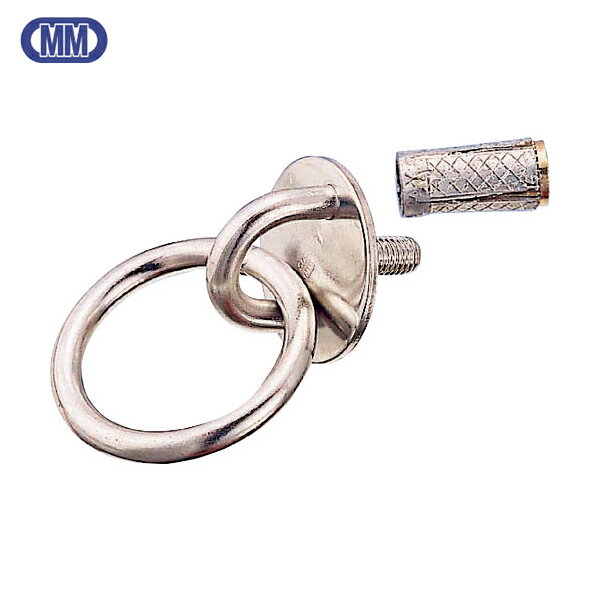 水本機械製作所 壁固定金具 吊り金具 アイプレート ステンレス ネジ込みラウンドアイ丸カン（アンカー..