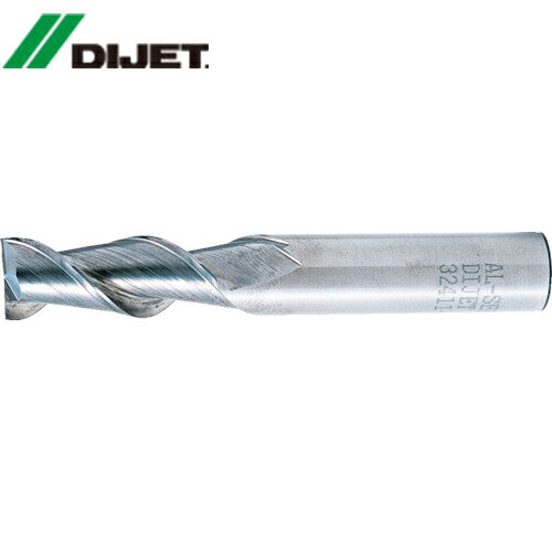 ダイジェット アルミ加工用ソリッドスクエアエンドミル（2枚刃・レギュラー刃長） 16.0mm (1本) 品番：AL-SEES2160