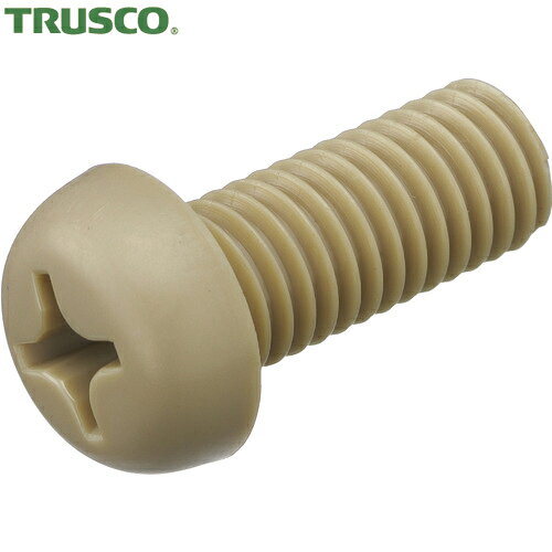 トラスコ TRUSCO ポリエーテルエーテルケトン（PEEK）十字穴付ナベ小ネジ M3X15 50本入 (1袋) 品番：BPEEK-PHM3X15