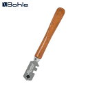 Bohle ガラスカッター Silberschnitt 木製ハンドル 合金ホイール (1丁) 品番:BO100.0