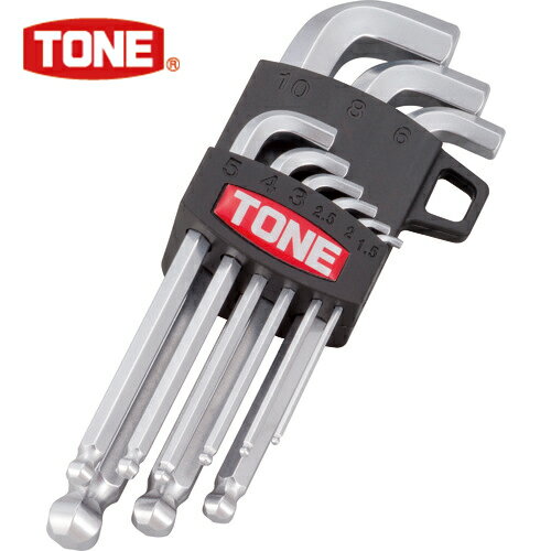 TONE トネ マスターツール首下ショートボールポイントL形レンチセット (1S) 品番：BS900S ボールポイン..