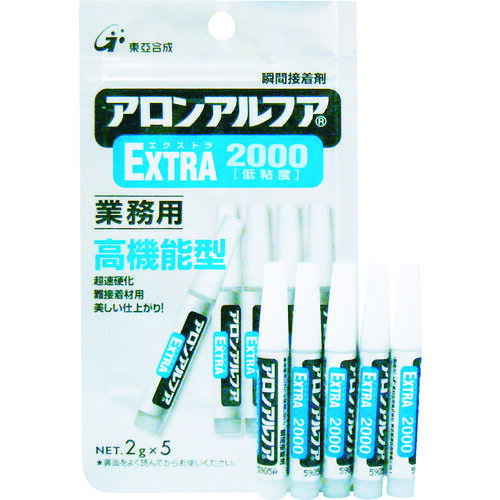 アロン アロンアルファ EXTRA2000 2g(5本入) (1袋) 品番：AA-2000-02AL5