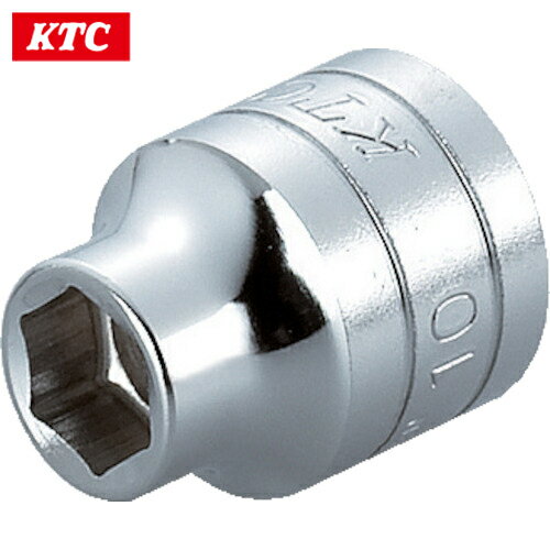 KTC 京都機械工具 12.7sq.ソケット（六角） 対辺寸法18mm 差込角12.7mm 全長34mm (1個) 品番：B4-18