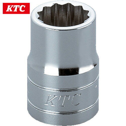 KTC 京都機械工具 12.7sq.ソケット（十二角） 対辺寸法24mm 差込角12.7mm 全長36mm (1個) 品番：B4-24W