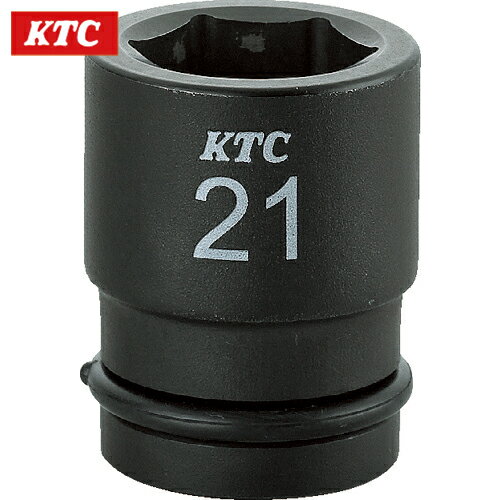 KTC 京都機械工具 12.7sq.インパクトレンチ用ソケット（標準） ピン・リング付8mm (1個) 品番：BP4-08P