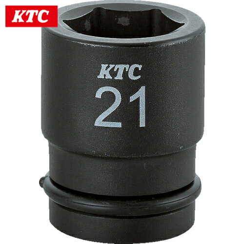 KTC 京都機械工具 12.7sq.インパクトレンチ用ソケット（標準） ピン・リング付15mm (1個) 品番：BP4-15P