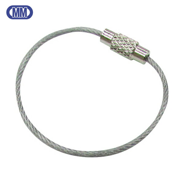 水本 キーワイヤーホルダー ワイヤー径1.2mm全長200mm クリアー (1個入り) (1袋) 品番：B-2970