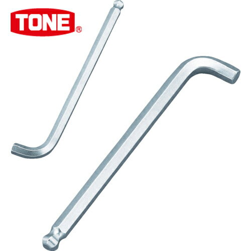 TONE(トネ) ボールポイント六角棒レンチ マスターツール首下ショートボールポイントL形レンチ 対辺寸法6mm (1本) 品番：BS-06S