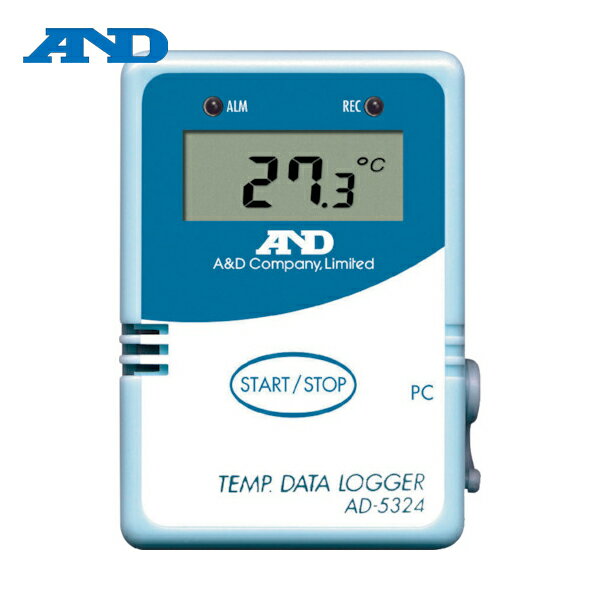 A&D(エーアンドデイ) 温度データーロガー 4000メモリー (1個) 品番：AD5324