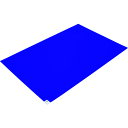 ブラストン 連番タグ付 枚数管理 クリーンルーム 入口 粘着マット(1シート) 青 (30枚入) (1シート) 品番:BSC-84001-1S-B