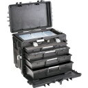 GT Line 樹脂製工具箱 モジュラーツールチェスト オールインワン (フォーム/トレイ付) (1個) 品番:AI1.KT01