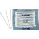 HUBY 3インチ 工業用綿棒(先端筒型)BB-012MB (8000本入) (1箱) 品番:BB-012MB