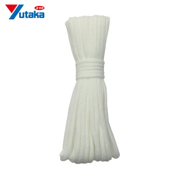 ユタカメイク 紐 ザ・紐 中丸紐 10m ホワイト (1巻) 品番：AC-101