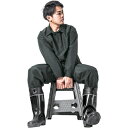 マック Makku 雨具 合羽 カッパ レインスーツ きどらないレインウェアセットアップ オフブラック EL (1着) 品番:AS-4700-OB-EL