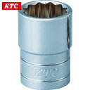 KTC(京都機械工具) 12.7sq.ソケット(十二角)17/32inch (1個) 品番：B4-17/32W