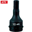 KTC 京都機械工具 12.7sq.インパクトレンチ用ヘキサゴンレンチ 6mm (1個) 品番:BTP4-06P