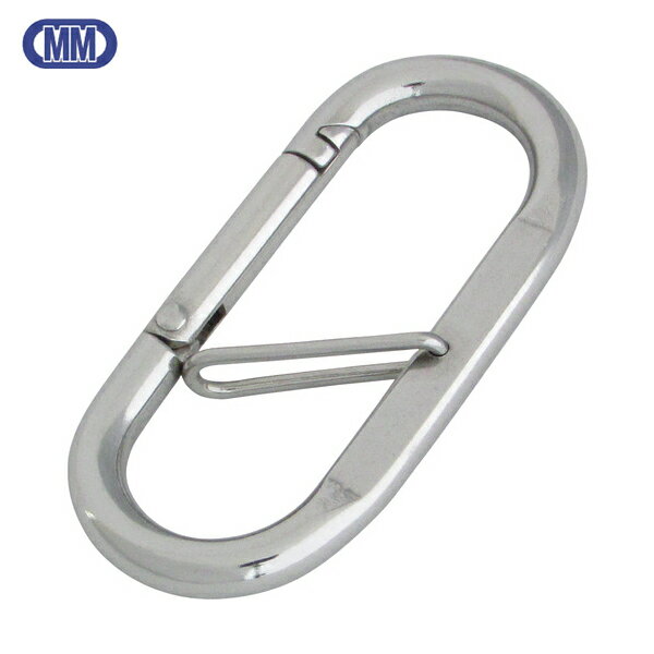 水本 ステンレス プチカラビナ（ハズレ止め付） 線径4mm 長さ40mm (1個) 品番：B-2104