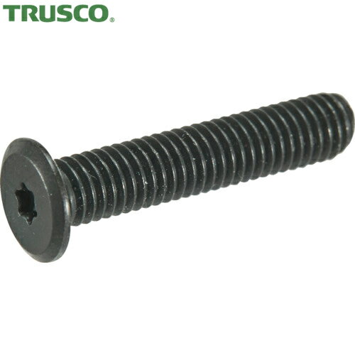 TRUSCO(トラスコ) ヘックスローブ超極低頭ねじ ステンレス 黒染 M4×10 10本入 (1Pk) 品番：B185-0410