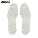 セーフラン 安全靴 作業靴 中敷き 使い捨て汗吸収インソール 男性用サイズ 27.5cm (1袋) 品番:11141-45